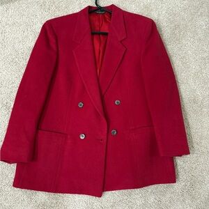 Vintage Classic Red Blazer
